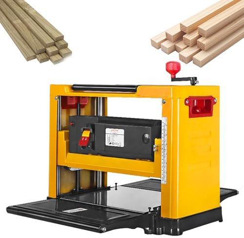 2000W Piallatrice Elettrica Spessore Legno, Piallatrice Portatile Spessore Legno, velocità: 8000R/min//larghezza Piallatura: 330mm/singolo Spessore Piallatura: 1-3mm/altezza Piallatura: 6-160mm