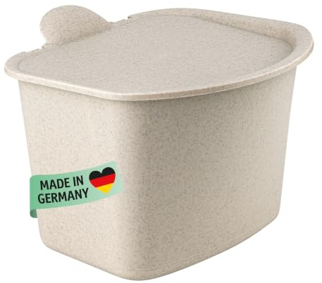 Koziol BIBO Biomülleimer 3 l mit Deckel Küchenabfalleimer Komposteimer | robust, langlebig, kompakt, spülmaschinengeeignet, Made in Germany