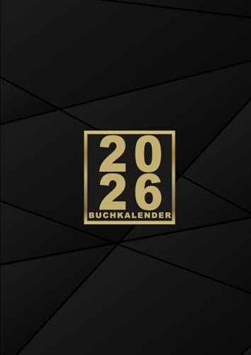 Buchkalender 2026: Kalenderbuch 1 tag 2 seiten mit Zeiteinteilung I 400 Seiten I großformat A4 | Tagesplaner 12 monate von Januar bis Dezember.