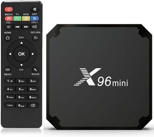 X96 Mini IPTV, Android 11.0 Boîte TV 2GB/16GB, Box Android TV 4K avec Amlogic S905W2 Quad-Core chipset 64 Bits WiFi 2.4G, 4K HD,H.265