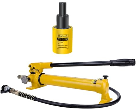 Martinetto Idraulico Multisezione, Martinetto Da 50 Tonnellate Con Corsa Da 150 Mm/6 Pollici, Kit Martinetto Idraulico Con Pompa Manuale CP-700(20T jack+CP-700 hand pump)