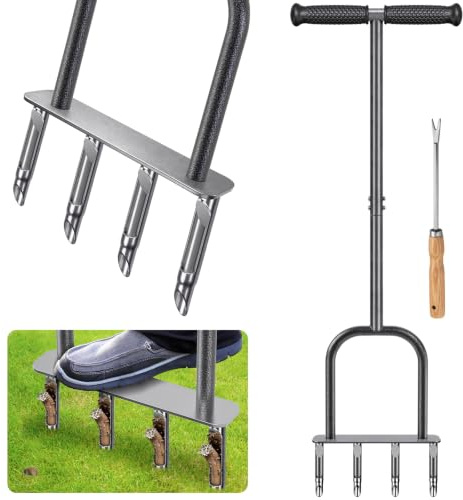 BeneLabel Rasenlüfter Aerifiziergabel 4 Hohlspoon/Halboffener