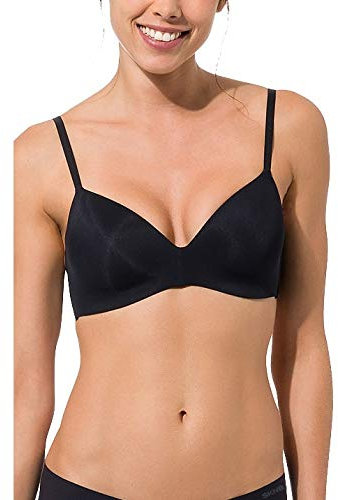 Skiny Damen Skiny Dames multi-cups beha zonder beugel Micro Essentials 1 B gelloser BH, Schwarz, 70B EU