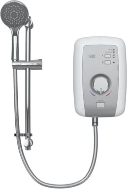 Triton Perea Electric Shower 8.5kW (Opal 3, Aquasurge, Rosato)