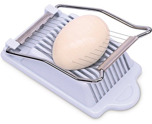Egg Slicer, Anwenk Boiled Eggs Cutter, Stainless Steel Cutting Wires, Multi Purpose Slicer