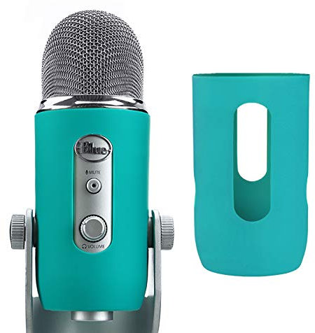 YOUSHARES Blue Yeti Protector - Full Protection Silicon Cover for Yeti & Yeti Pro Microphone (Jade Green)