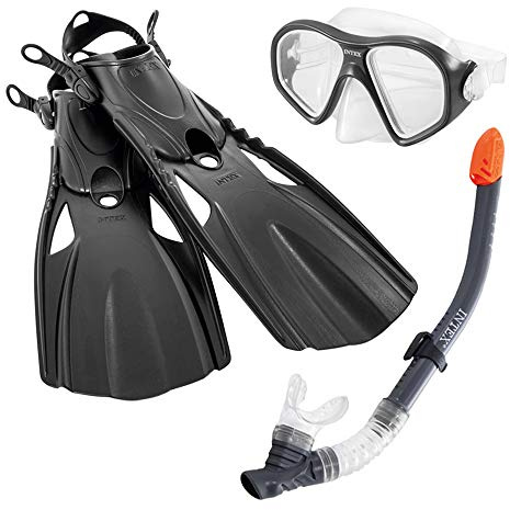 Intex Erwachsene Swim Set Reef Rider Sports Set, Black, L, 55657
