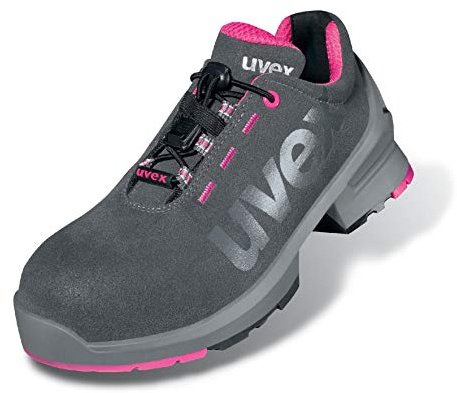 Uvex 1 Ladies Work Trainers S2 - Sporty Multifunctional Safety Shoe - Toe Cap - Metal-Free Grey