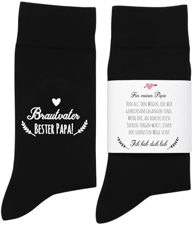 Hochzeit Geschenk Socken Gegen kalte Füße für den Brautvater