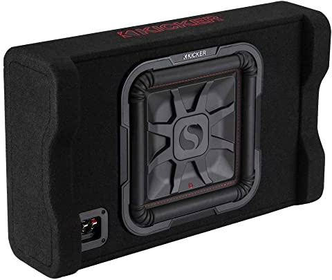 KICKER 49L7TDF122 Down-Firing 12 L7T 2-Ohm Subwoofer Enclosure, 600 Watts RMS