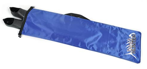 Best divers Tasche für Flossen POLY600 32 x 115 cm, Unisex Erwachsene, Hellblau/Royal,