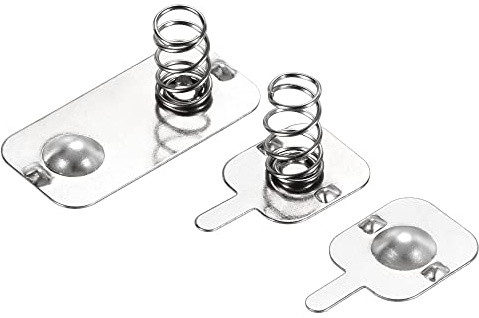 QUARKZMAN 30 Paires AA Batterie Ressort Plaque et 30 Pièces AA Batterie Négatif à Positif Printemps Contact