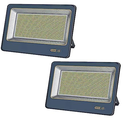 TRNL Foco Led Exterior 600W 800W 1000W,LED Luz De Inundación Luz Blanca Positiva De 6500 K,Foco Proyector LED 220V IP67 Resistente Al Agua Súper Brillante(Dos piezas), 800W 2PCS