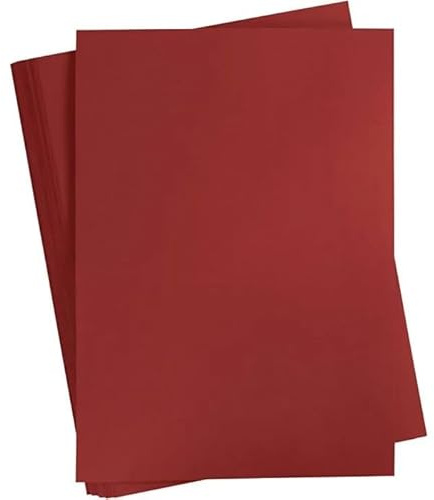 artdee® Bastelkarton – DIN A2 (42 x 60 cm) / 180 g/m² / Dunkelrot – Tonpapier für Jedermann – Buntpapier zum Basteln – für grenzenlose Gestaltungs- und Bastelmöglichkeiten