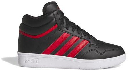 adidas Hoops 4.0 Mid Shoes, Zapatillas, Unisex niños, Core Black/Better Scarlet/FTWR White, 38 EU
