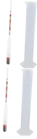 SHOWERORO 2 Sets Brauausrüstung Hydrometer Für Bierbraubedarf