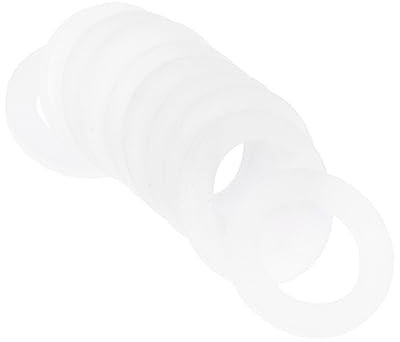 Veemoon 10pcs Sealing Silicone Gasket Hose Seal Bonded Seal for Pool Pump Washing Machine Heavy Duty Gasket