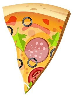 TABARDO! Pizza Slice Fancy Dress Costume, Over-Head Style, Fancy Dress (Large)