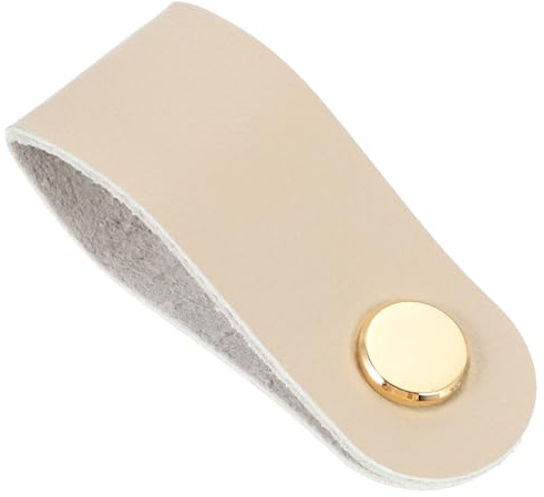 Operitacx 2pcs Handle for Cable Ties and Cord Management Featuring Leather Material and Reusable Design for Organizing USB Cables Phone Cords and Wires at Home Office