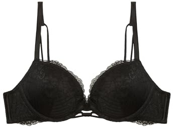 YAMAMAY - Reggiseno Push-up, Donna, Nero