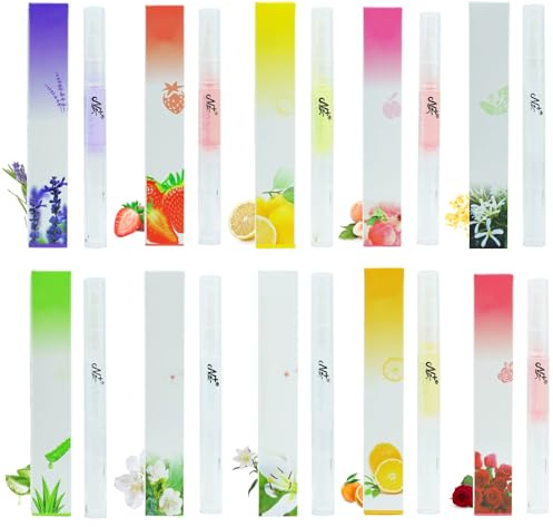 Stylos à Huile pour Cuticules pour le Soin des Ongles 10pcs Stylo de Nutrition D Ongle Nail Cuticle oil Kit de Soin Naturel des Cuticules pour Hydratante Soins des Ongles Réparer les Fissures