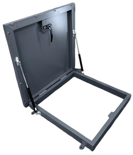 Trampilla de acceso al tejado, trampilla para tejado de acero galvanizado con recubrimiento en polvo, ventana de instalación en cubierta, para ático, sótano, bodega abovedada, puerta para esp 55X55CM