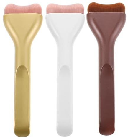 LIFKOME 3 St sminkblandningsborste ansiktspulsborste sminkborste för foundation Makeupborste för kvinnor foundation applikator Bärbar makeupborste Sminkapplikatorborste sminkpulsbens