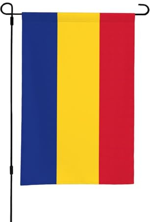 Bandiera della Romania bandiere da giardino stagionali su entrambi i lati 30,5 x 45,7 cm all'esterno Pasqua giorno di San Patrizio decorazione per le vacanze
