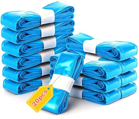 20 Piezas 4.5 Metros largo Recambios Cubos de Pañales Bolsa de Relleno | Papelera Pañales Fuerte compatibilidad contenedor de pañales Recambios Resistencia Bebe contenedor de pañales Recambios