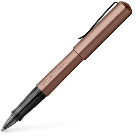 Faber-Castell 140585 - Tintenroller Hexo, bronze, 1 Stück