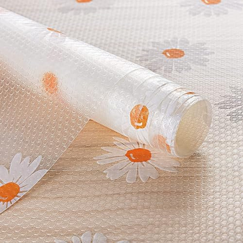 ATHEM Drawer Liners, Shelf Liner EVA Non-slip Waterproof Washable Kitchen Drawer Pad, Kitchen Cupboard Mat, 30x300CM Fridge Mat Non-adhesive for Home Office-Multiple Use