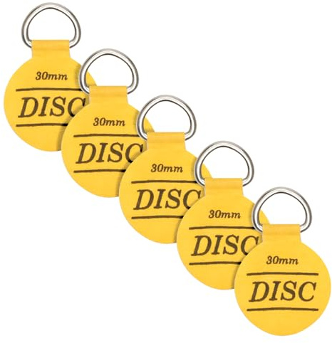 Winsome Appendini a parete - Forte supporto invisibile, ganci per bastone autoadesivi - Giallo, 30 mm / 1,1 pollici
