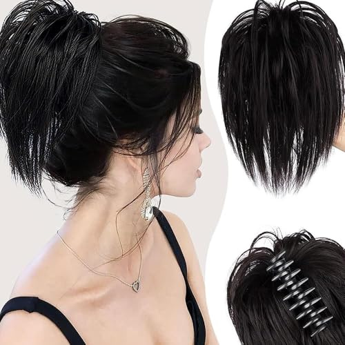HSAJS Queue Cascade Pince Cheveux Extension Ponytail Naturel Synthétique Coiffure Élégante Accessoire Capillaire Longue Mèches