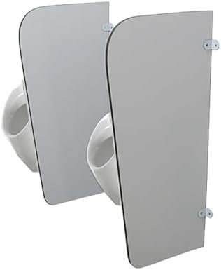 sjdoPulse Urinal,Trennwand, Toilettentrennwand Für Öffentliche Toiletten, Urinal,Trennwand Für Männer, Urinal,Trennwand Für Männer An Der Wand, Für Schulen/Einkaufszentren,4Pcs
