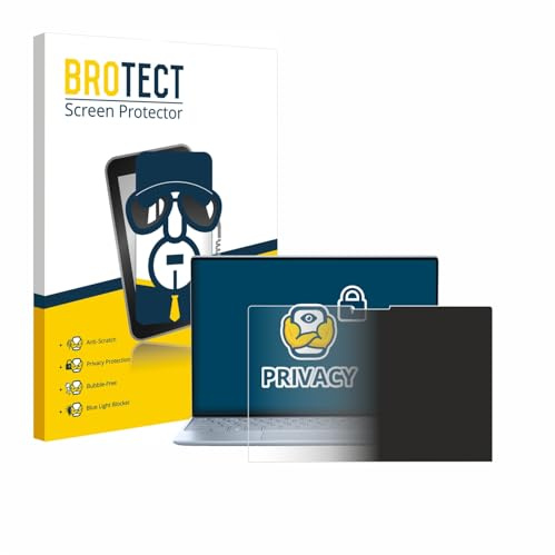 brotect Protection Anti-Espion pour Dell XPS 13 9315 Touch | Anti-Spy Protection d'écran Made in Germany Privacy Film Écran de Confidentialité Clair