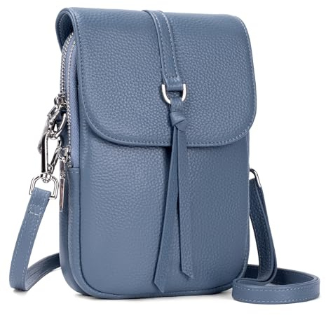 befen Genuine Leather Cross Body Bags for Women Small RFID Phone Bag | befen Real Leather Crossbody Bags for Women Shoulder Bags Women Small Ladies Handbags with RFID Blocking
