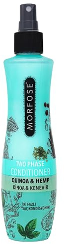 Morfose Milk Therapy Two Phase Conditioner 240 ml, Formal Leave-In Conditioner Spray for Detangling, Shine & Split End Removal (Quinoa & Hemp)