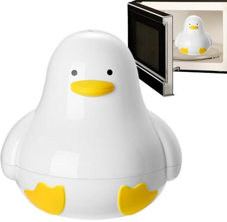 Cuociuova a microonde – Materiale resistente, 4 capacità, a di anatra, rapido forno a microonde | Multifunzionale da cucina per cuocere uova sode e morbide