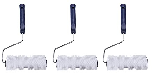 Blmirror 3X Rodillo de PúAs Con Manejar de Plástico de 7 Pulgadas