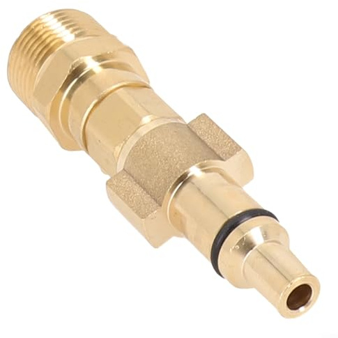 Adaptateur à baïonnette M22 - Filetage mâle - Connecteur haute pression pour nettoyeur de mousse Lavor - Tuyau de pulvérisation de 160 bar - Débit maximum 30 l/min - Température 60 °C - Matériau en