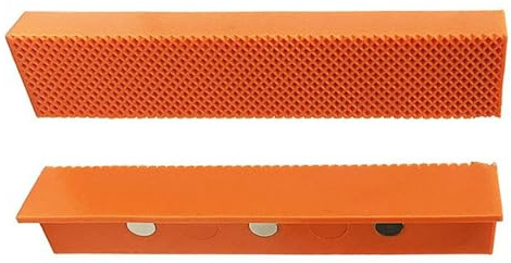 Lot de 2 protections de mâchoires pour étau - Convient pour la protection de surfaces et la prévention des rayures dans divers matériaux - Bandes haute résistance