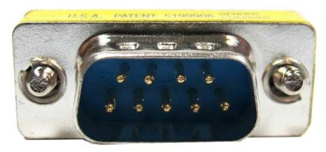 DB9 Male/Male Mini Gender Changer (Coupler)