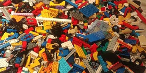 LEGO 1000g mixed pieces, blocks, bricks 1 kg, over 2lb random bulk assortment
