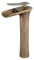 Beelee BL9009HA Centerset de una sola manija cascada grifo Tall grifo del fregadero del cuarto de baño, acabado de latón antiguo
