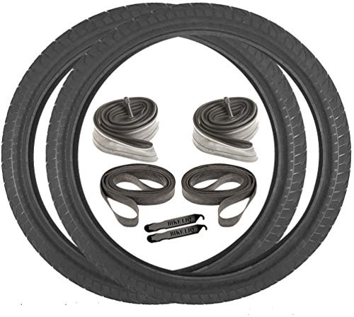 Sunlite Cyclops CST1381 Street Vert Road City Black Wire Bead Bike Tire Bundle 24 x 2.4