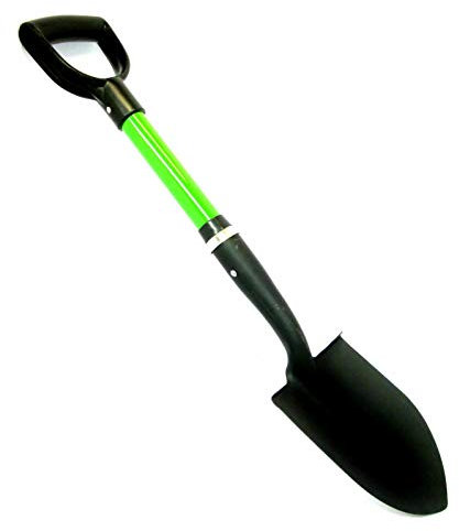 Unibos Micro Shovel Steel Head Fibreglass Handle Mini Small Spade Shovels Round Head
