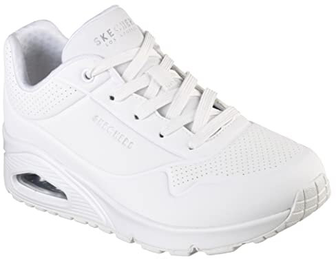 Skechers Damen Uno Stand On Air Sneakers, Weiß, 39.5 EU