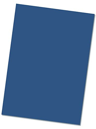 100 Blatt TonKarton DIN A4 - Farbe: Nachtblau Blau -Ton-Papier 160 g/m² matte Oberfläche - Ton-Zeichen-Papier Bastel-Papier Bastel-Karton - Glüxx-Agent