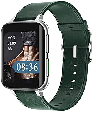 QESTO VUN DT93 Smartwatch 2021 Orologio da uomo Bluetooth Call Watch Smart Watch Ip68 Orologio Lettore MP3 per Android IOS (A)