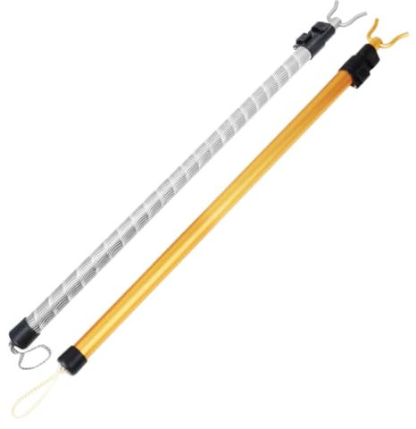 TOPBATHY 2St Kleiderstange einziehbarer Reach-Stick verstellbare Wäscheleinenstange Retractable Cloth Drying Rack Stabiler kleiderständer Wäscheleinenstangen Teleskop-Reichweite deutlich